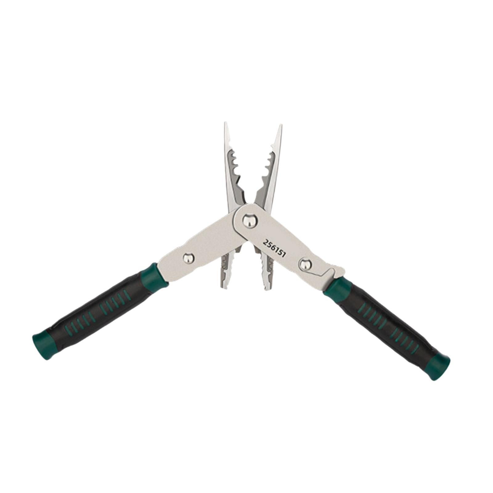 Fzaqwen Wire Stripper, Multifunctional, Professional, Double-headed, Malleable, Wire Cutter, Electrician's Pliers, Carbon Steel, 8 Inches