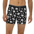 thumbnail image 2 of Men'S Boxer Briefs, Orchid Plumeria Flower Soft And Breathable Mens Underwear Boxer Briefs With Widen Waist, 2 of 2
