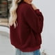 thumbnail image 3 of Chaquetas y abrigos casuales de manga larga sin capucha Suéter de terciopelo de moda de color sólido para mujer Chaqueta/chaqueta casual con capucha de manga larga Chaqueta/chaqueta casual con capucha, 3 of 6