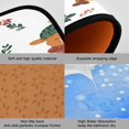 thumbnail image 2 of 2-Piece Kitchen Rugs Set Non-Slip Mats Carpet Floor for Kitchen, Bathroom (19.7"x27.6" & 19.7"x47.2") Reindeer with Scarf Pattern, 2 of 7