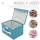 thumbnail image 4 of Fabric Storage Box for Toy Sorting Sky-Blue Storage Bin, 4 of 4
