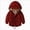 A95-Wine, variant on Childrens Simple Hooded Jacket Outdoor Windproof Jacket Boys Fleece Lined And Thickened Casual Fashionable Jacket,Simple Hooded Jacket 5-6 Years