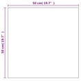 thumbnail image 4 of vidaXL Wall Mirror 50x50 cm Square Glass, 4 of 4