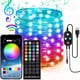 thumbnail image 3 of Tira De Luces Led Usb, Control Por Aplicación Bluetooth, Lámpara De Cadena De Alambre De Cobre, Luz De Hadas Impermeable Para Exteriores Para Decoración De Árboles De Navidad sonducket HA025790-03, 3 of 6
