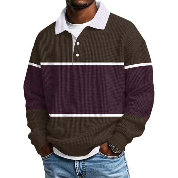 Hombres Camisa de Manga Larga Vintage Impreso Botón Abajo Cuello Turndown Casual Verano Sólido