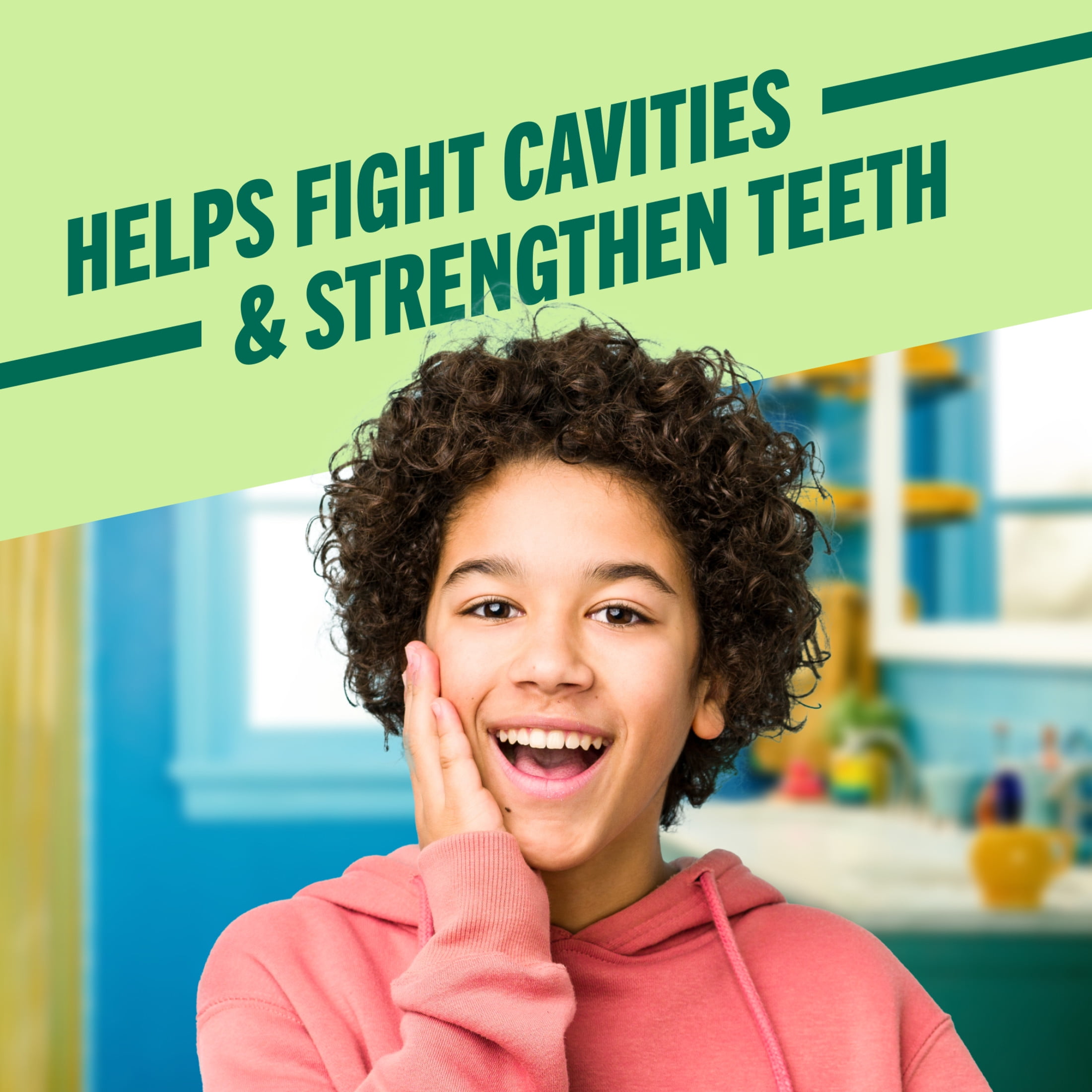(2 pack) TheraBreath Kids Anticavity Fluoride Oral Rinse, Strengthens Teeth & Enamel, Alcohol Free & Dye Free, Certified Organic Bubblegum Blast Flavor, 10 fl oz