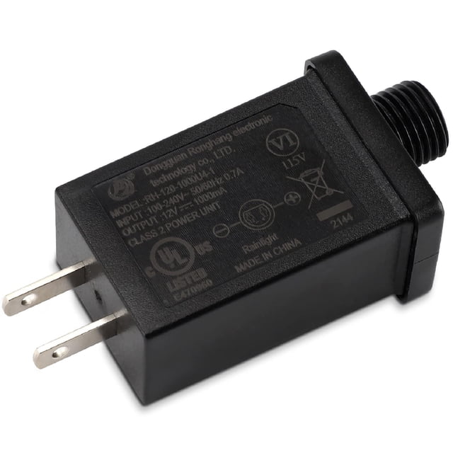 Adaptador inflable de repuesto DONGERMAER para patio de Navidad 12 V 1 A