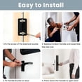 thumbnail image 3 of ZHZFKQ 2026 New Replacement Kit for Rv Screen Door Lock - Heavy-Duty Right Hand Handle,Secure & Easy Install for Travel Trailer,Motorhome,Camper Door Repair Upgrade for Rv,Trailer,Camper, 3 of 6