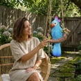 thumbnail image 4 of Cute Blue Parrot Swing Ornament – Resin Garden Hanging Decor for Outdoor Patio, Balcony, Yard & Airbnb Porch Decoration, 4 of 4