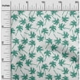 thumbnail image 2 of oneOone Polyester Spandex Green Fabric Tropical Palm Tree Sewing Material Print Fabric By The Yard 56 Inch Wide, 2 of 5