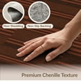 thumbnail image 6 of ODIKA 4'x6' Brown Geometric Striped Modern Washable Area Rug Contemporary Block Pattern with Horizontal for Bedroom, Reading Nook, Pet Friendly & Non-Shedding, 6 of 7