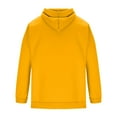 thumbnail image 5 of FAVIPT Men's Cotton Hoodie Plain Casual Hooded Collar Drawstring Hoodies Pullover Sweatshirts Solid Color Long Sleeve Spring Shirts 2025 Yellow,XXXL, 5 of 5