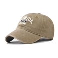 thumbnail image 4 of Alphabet Embroidery Solid Color Duck Hat Trend Personality Outdoor Print Breathable Mesh Hat, 4 of 5