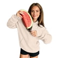 thumbnail image 2 of Womens Hoodie Long Sleeve Drawstring Pullover Sweatshirt with Large Front Pocket Spring Casual Sweatshirts, 2 of 7