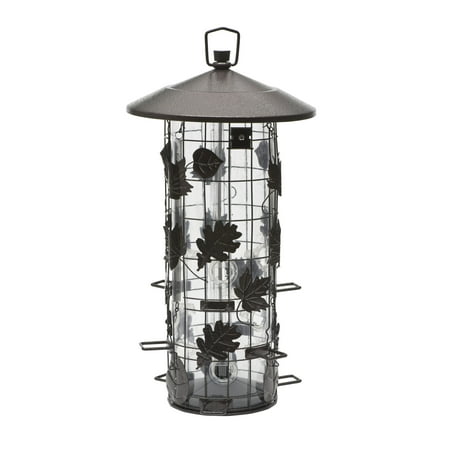 Perky Pet Brown Squirrel-Be-Gone III Wild Bird Tube Feeder - 8 lb Capacity