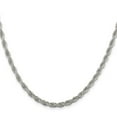 thumbnail image 2 of 925 Sterling Silver Rope Chain Styles Necklace 3.8 mm Loose 30 inch, 2 of 4