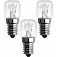 thumbnail image 1 of Bombilla de luz para horno 15W 300 grados E14 regulable AC 220V-240V E14 T22 Bombilla de filamento 85LM Blanco cálido 2300K E14 Lámparas enanas con base de tornillo pequeño para horno microondas Lámp JAMW Sencillez, 1 of 5