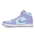 thumbnail image 2 of Jordan Men's 1 Mid Purple Aqua Shoes, from StockX, 2 of 5