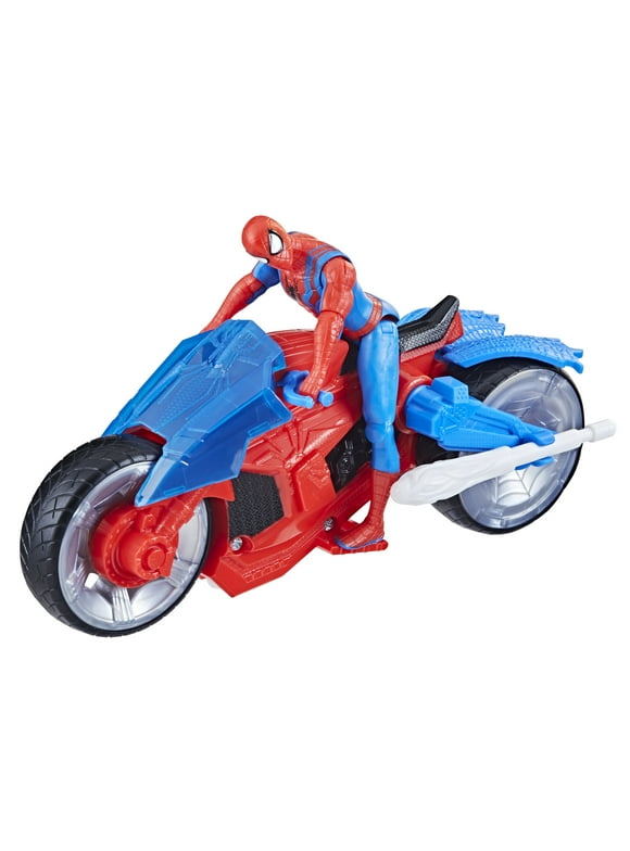 Marvel: Spider-Man Web Blast Cycle Kids Toy Action Figure for Boys and Girls Ages 4 5 6 7 8 and Up (4)
