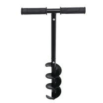 TFCFL Manual Hole Digger T-shaped Hand Post Hole Digger Manual Earth Auger Drill For Planting Trees