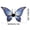 B, variant on HOARBOEG Realistic Butterfly Fairy Wings with Adjustable Straps, Lightweight Breathable Cloth Costume Wings for Halloween Masquerade Party Dress Up Props for Adults Teens