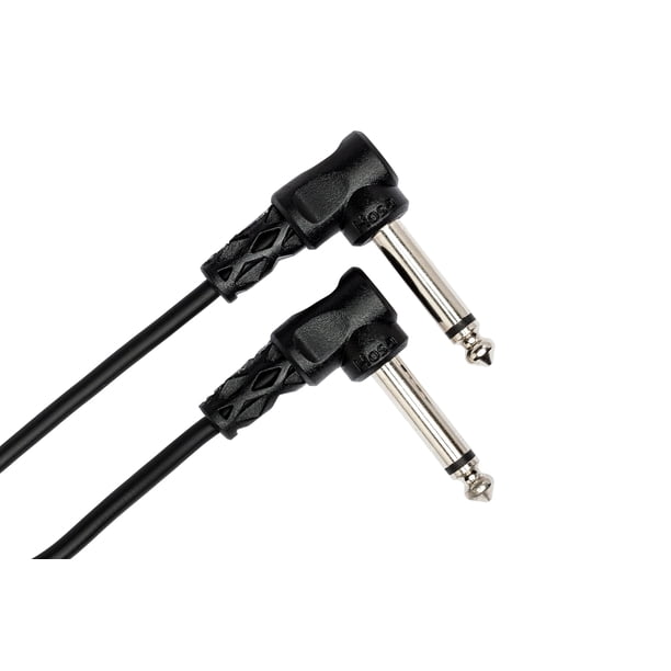 Cable de conexión para guitarra Hosa CFS-106 moldeado en ángulo recto de 15 cm