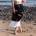 thumbnail image 6 of Constellation Chiffon Beach Dresses with Polyester Straps - Women's Beach Skirt, 6 of 6