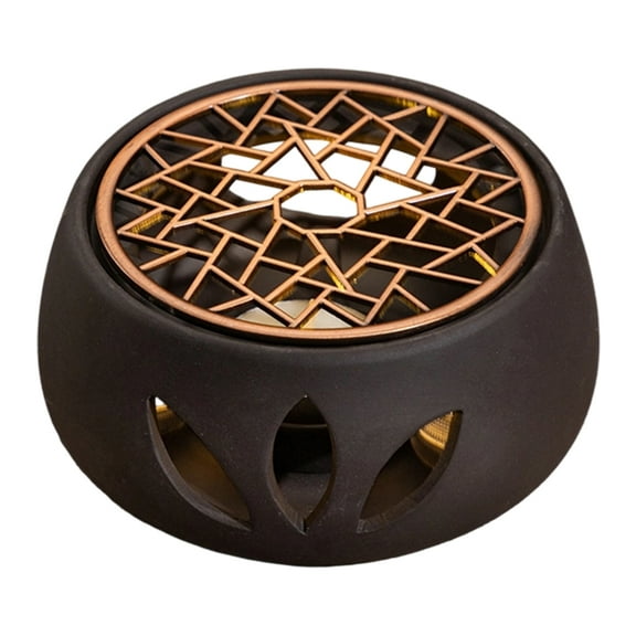 lanema Heat Resistant Ceramic Teapots Warmers Ceramic Texture for Quiet Study or Office