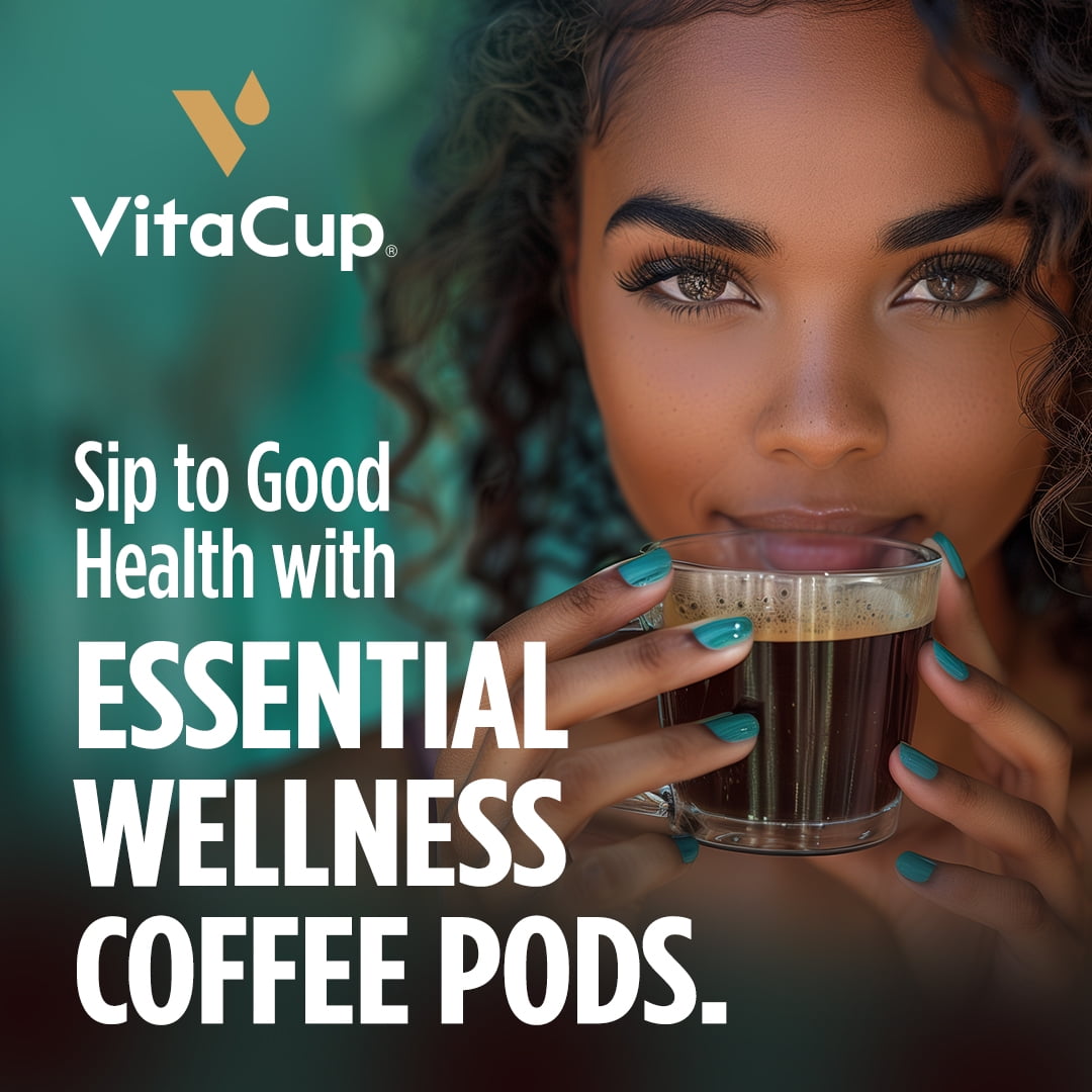 VitaCup Immunity Coffee Pods Compatible w/ K-Cup Brewers, 16 Ct
