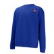 thumbnail image 3 of Ceisia Men's Relaxed Fit Long Sleeve Crew Neck Jacquard Sweatshirt with Shoulder Patch Blue XL Gifts, 3 of 7