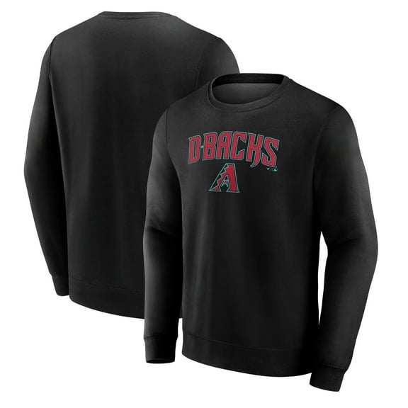 Men's Black Arizona Diamondbacks Team Lockup Sweatshirt