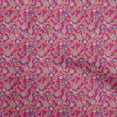 thumbnail image 1 of oneOone Polyester Spandex Magenta Fabric Kalamkari Craft Projects Decor Fabric Printed By The Yard 56 Inch Wide, 1 of 5