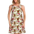 thumbnail image 1 of Disketp Christmas Hat bear para Vestido sin Mangas para Mujeres, Vestidos de Verano para Mujeres, Casual y Holgado para la Playa, 1 of 7