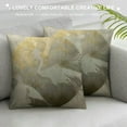 thumbnail image 3 of COMIO Oriental Throw Pillow Covers Decorative Birds Crane Pillow Cases Asian Couch Cushion Covers Home Decor for Sofa Bedroom Living Room, 3 of 5