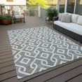 thumbnail image 6 of Addison Rugs Chantille Indoor/Outdoor Transitional Geometric Gray Washable Rectangle Rug, 9' x 12', 6 of 6