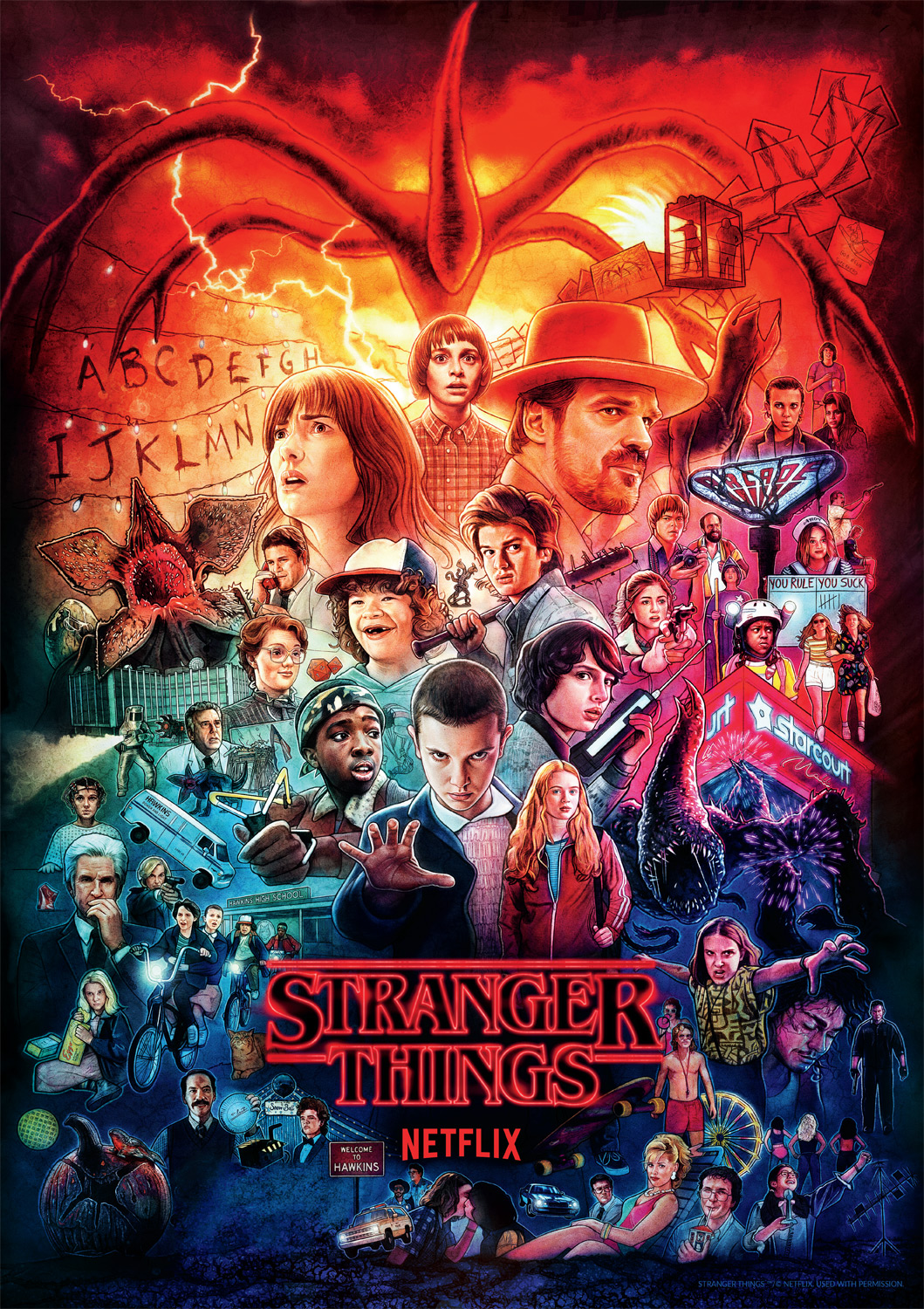 Buffalo Games 500-Piece Stranger Things Nothing Is Gonna Go Back Jigsaw Puzzle