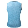 thumbnail image 3 of FRSASU Men's Crew Neck Sleeveless Tank Top Vest Camo Print Lightweight Athletic Casual Travel Workout Tee Sky Blue-A, 3 of 7
