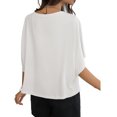 thumbnail image 5 of Summer Short Sleeve Oversize Loose Women Casual Batwing T Shirt Tops, 5 of 6