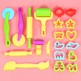 thumbnail image 4 of Outils de Pâte Modèles d'Argile Kit d'Outils d'Argile Intelligents Cadeau avec Moules 20 Pcs Couleur Aléatoire, 4 of 8