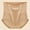 🔥 Coffee, variant on Women's Printed Mesh Hollow-Waist Shaping Briefs Seamless Mid-Rise Breathable Waist-Lifting Hip-Shaping Design Tummy Control Flat Seams Soft Cotton Lined Crotch Invisible Fit