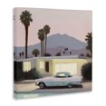 thumbnail image 4 of Stupell Industries Poolside Classic Car Transportation Painting Wrapped Canvas Art Print Wall Art, 30 x 30, 4 of 8