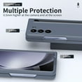 thumbnail image 4 of ShellTech for Samsung Galaxy Z Fold 7 Hard PC Slim Case with Stylus,with Pen Holder + Front Screen Protector Film + Anti-Slip Matte Case Full Body Shockproof Compatible with MagSafe,Darkgray, 4 of 7