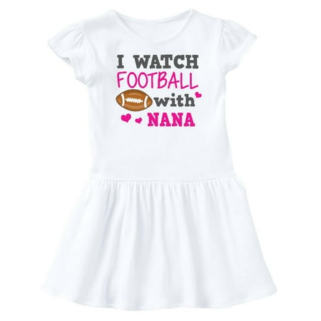 

Inktastic I Watch Football with My Nana Gift Baby Girl Dress