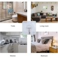thumbnail image 5 of Garbage Storage Bag,Plastic Bag,Hanging Storage Organiser,2 pcs,white and black,11 * 44cm,for Kitchen Plastic Storage Bag(with 2 hooks), 5 of 5