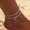 2483, variant on Summer Rope Chain Anklets, Elegant Glitter Zinc Alloy Anklet for Women & s, Jewelry for Beach Party, Daily Clothing Decor, Trendy All-match & Exquisite Jewelry for Birthday Gift
