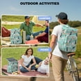 thumbnail image 4 of Travel Cooler Bag - Labrador Dogs with Flowers Camping Beer Cooler Backpack with Bottle Opener- Waterproof Insulated Picnic Backpacks - Cooler Bag for Beach, 4 of 6