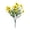 Yellow, variant on Outdoor Artificial Flowers 7 Stem Pansy & Violet Bouquet, Lifelike UV-Resistant Plastic Plants for Patio, Balcony & Garden Decor, No-Watering Year-Round Color for Outdoor Home Decoration, Multicolor