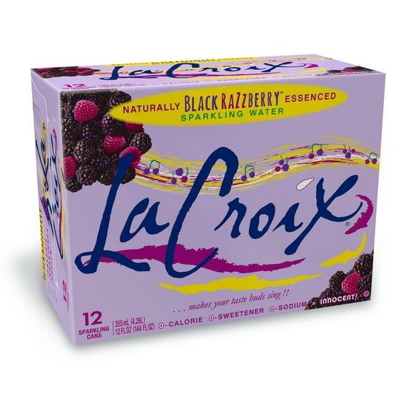 Lacroix Sparkling Water, Black Razzberry, 12 Fl Oz (Pack Of 12)