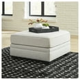 thumbnail image 2 of Signature Design by Ashley Traditional Huntsworth Oversized Accent Ottoman, Dove Gray, 2 of 8