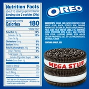 Walmart Grocery Oreo Mega Stuf Chocolate Sandwich Cookies 13 2 Oz